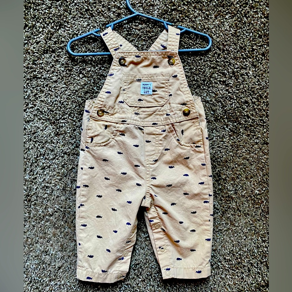 Overalls “Mommys Tough Guy” - 6M